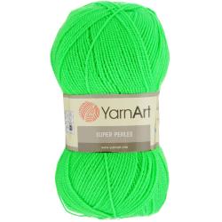 Пряжа для вязания YarnArt "Super Perlee", цвет: салатовый (83), 400 м, 100 г, 5 шт