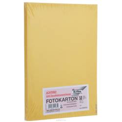Фотокартон "Folia", цвет: золото, 21 х 30 см, 50 листов. 7708058_65Е