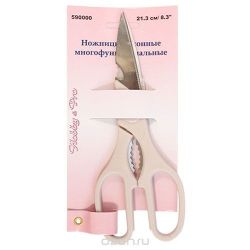 Ножницы кухонные "Hobby & Pro", многофункциональные, длина 21,3 см