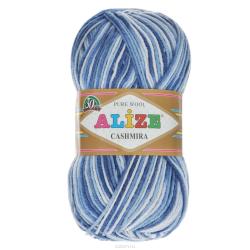 Пряжа для вязания Alize "Cashmira", цвет: синий, голубой, серый (41408), 300 м, 100 г, 5 шт