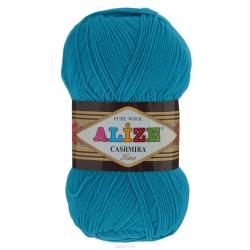Пряжа для вязания Alize "Cashmira Fine", цвет: бирюзовый (64), 450 м, 100 г, 5 шт