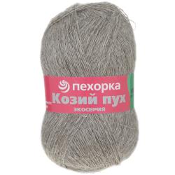 Пряжа для вязания Пехорка "Козий пух", цвет: серый (371), 250 м, 50 г, 10 шт