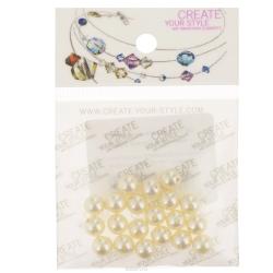 Бусины Swarovski Elements "Кристальный жемчуг", цвет: кремовый, диаметр 6 мм, 20 шт