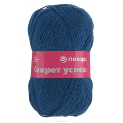 Пряжа для вязания Пехорка "Секрет успеха", цвет: джинсовый (255), 250 м, 100 г, 10 шт