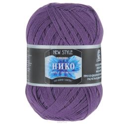 Пряжа для вязания Камтекс "Нико", цвет: сливовый (182), 500 м, 100 г, 10 шт