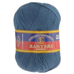 Пряжа для вязания Камтекс "Шалунья лайт", цвет: джинса (22), 600 м, 100 г, 10 шт
