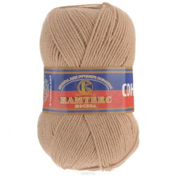 Пряжа для вязания Камтекс "Соната", цвет: бежевый (005), 250 м, 100 г, 10 шт