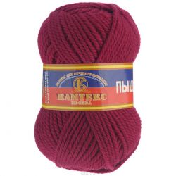 Пряжа для вязания Камтекс "Пышка", цвет: вишня (091), 110 м, 100 г, 10 шт