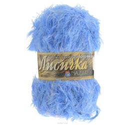 Пряжа для вязания Nazar "Лисичка", цвет: голубой (011), 100 г, 90 м, 5 шт