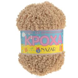 Пряжа для вязания детская Nazar "Кроха", цвет: бежевый (6009), 75 м, 50 г, 10 шт