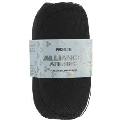 Пряжа для вязания Камтекс "Альянс", цвет: черный (003), 420 м, 100 г, 10 шт