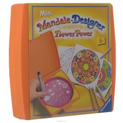 Набор для творчества Ravensburger "Мини Мандала: Сила цветов"
