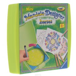 Набор для творчества Ravensburger "Мини Мандала: Лошади"