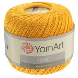 Пряжа для вязания YarnArt "Violet", цвет: ярко-желтый (5307), 282 м, 50 г, 6 шт