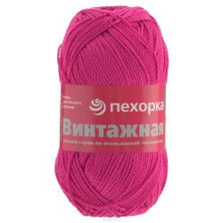 Пряжа для вязания Пехорка "Винтажная", цвет: малиновый (439), 240 м, 100 г, 5 шт