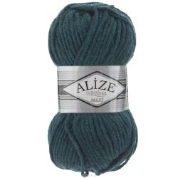 Пряжа для вязания Alize "Superlana Maxi", цвет: меланжевый петроль (586), 100 м, 100 г, 5 шт