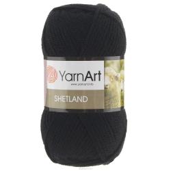 Пряжа для вязания YarnArt "Shetland", цвет: черный (502), 220 м, 100 г, 5 шт