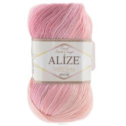 Пряжа для вязания Alize "Superlana Zincir Batik", цвет: розовый (3048), 280 м, 100 г, 5 шт