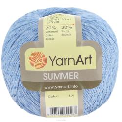 Пряжа для вязания YarnArt "Summer", цвет: голубой (11), 350 м, 100 г, 4 шт