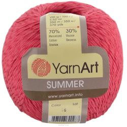 Пряжа для вязания YarnArt "Summer", цвет: алый (16), 350 м, 100 г, 4 шт