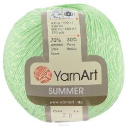 Пряжа для вязания YarnArt "Summer", цвет: салатовый (20), 350 м, 100 г, 4 шт