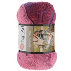 Пряжа для вязания YarnArt "Magic Fine", цвет: фиолетовый, бордовый, розовый (553), 300 м, 100 г, 5 шт