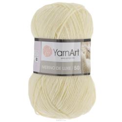Пряжа для вязания YarnArt "Merino de Lux", цвет: молочный (7003), 280 м, 100 г, 5 шт