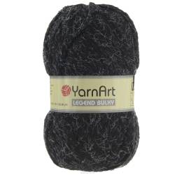 Пряжа для вязания YarnArt "Legend Bulky", цвет: черный, белый (9006), 100 м, 100 г, 5 шт