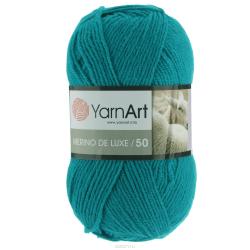 Пряжа для вязания YarnArt "Merino de Lux", цвет: изумрудный (11448), 280 м, 100 г, 5 шт