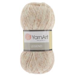 Пряжа для вязания YarnArt "Legend", цвет: молочный, бежевый (8783), 300 м, 100 г, 5 шт