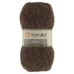 Пряжа для вязания YarnArt "Legend", цвет: коричневый, желтый (220028), 300 м, 100 г, 5 шт