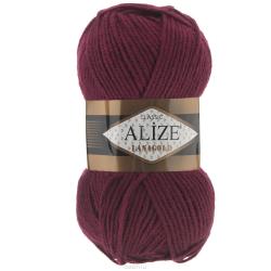 Пряжа для вязания Alize "Lanagold", цвет: бордовый (57), 240 м, 100 г, 5 шт