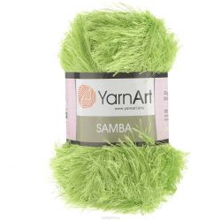 Пряжа для вязания YarnArt "Samba", цвет: светло-оливковый (35), 150 м, 100 г, 5 шт