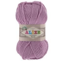 Пряжа для вязания Alize "LanaGold Plus", цвет: сиреневый (28), 140 м, 100 г, 5 шт