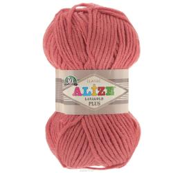 Пряжа для вязания Alize "LanaGold Plus", цвет: коралловый (154), 140 м, 100 г, 5 шт