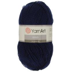Пряжа для вязания YarnArt "Gold", цвет: темно-синий (9033), 400 м, 100 г, 5 шт
