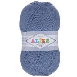 Пряжа для вязания Alize "Lanagold 800", цвет: джинс (203), 800 м, 100 г, 5 шт