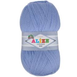 Пряжа для вязания Alize "Lanagold 800", цвет: голубой (40), 800 м, 100 г, 5 шт