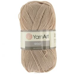 Пряжа для вязания YarnArt "Gold", цвет: светло-бежевый (9379), 400 м, 100 г, 5 шт