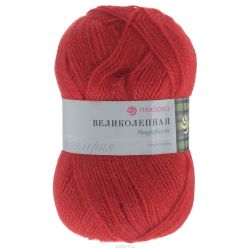 Пряжа для вязания Пехорка "Великолепная", цвет: красный мак (88), 300 м, 100 г, 10 шт