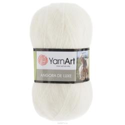 Пряжа для вязания YarnArt "Angora De Luxe", цвет: белый (501), 520 м, 100 г, 5 шт