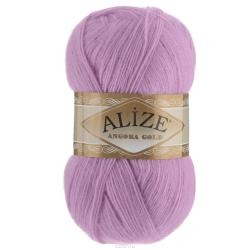 Пряжа для вязания Alize "Angora Gold", цвет: сиренево-розовый (116), 550 м, 100 г, 5 шт