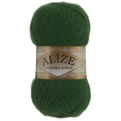 Пряжа для вязания Alize "Angora Gold", цвет: темно-зеленый (118), 550 м, 100 г, 5 шт