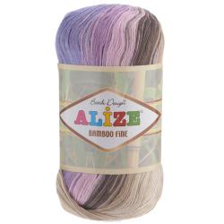 Пряжа для вязания Alize "Bamboo Fine", цвет: бежевый, розовый, сиреневый (4558), 440 м, 100 г, 5 шт