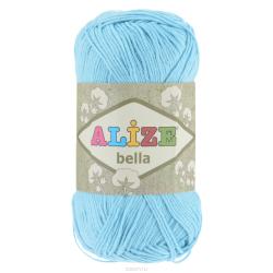 Пряжа для вязания Alize "Bella", цвет: небесно голубой (213), 180 м, 50 г, 5 шт