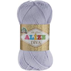 Пряжа для вязания Alize "Diva", цвет: лавандовый (158), 350 м, 100 г, 5 шт