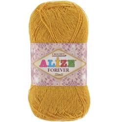 Пряжа для вязания Alize "Forever simli", цвет: желтый (488), 280 м, 50 г, 5 шт