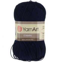 Пряжа для вязания YarnArt "Etamin", цвет: темно-синий (453), 180 м, 30 г, 10 шт