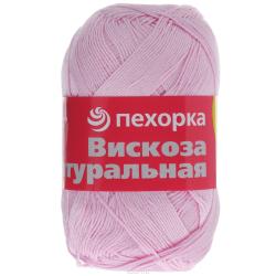Пряжа для вязания Пехорка "Вискоза натуральная", цвет: светлая бегония (180), 400 м, 100 г, 5 шт
