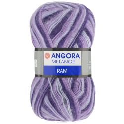 Пряжа для вязания YarnArt "Angora Ram. Melange", цвет: серый, сиреневый (714), 500 м, 100 г, 5 шт